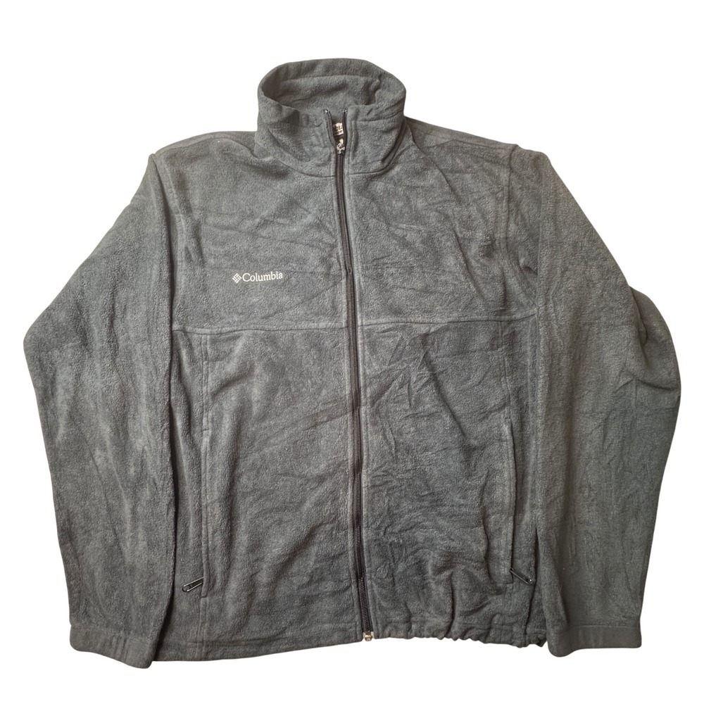 Columbia Jacket Mens M Steens Mountain WM6113 Blue Grey Full Zip Fleece